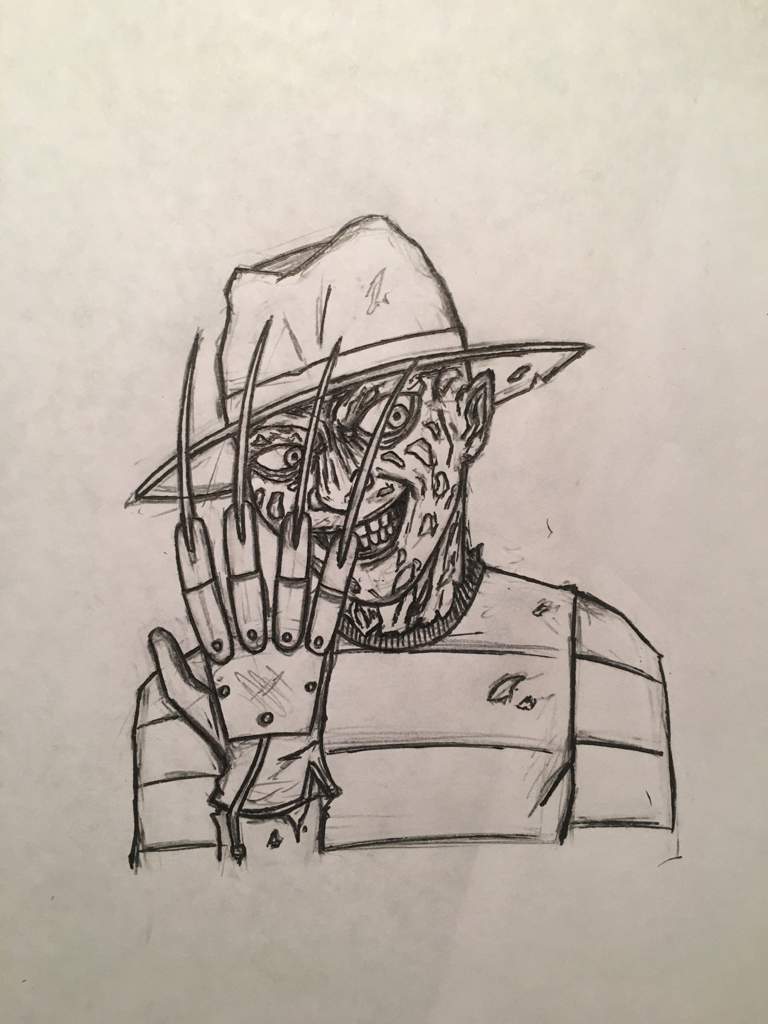 Freddy Krueger Drawing at PaintingValley.com | Explore collection of