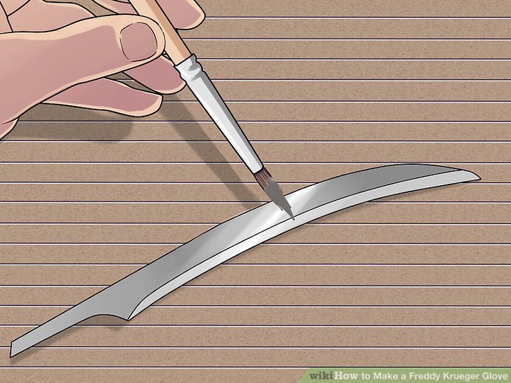 728x546 how to make a freddy krueger glove steps - Freddy Krueger Glove Drawing