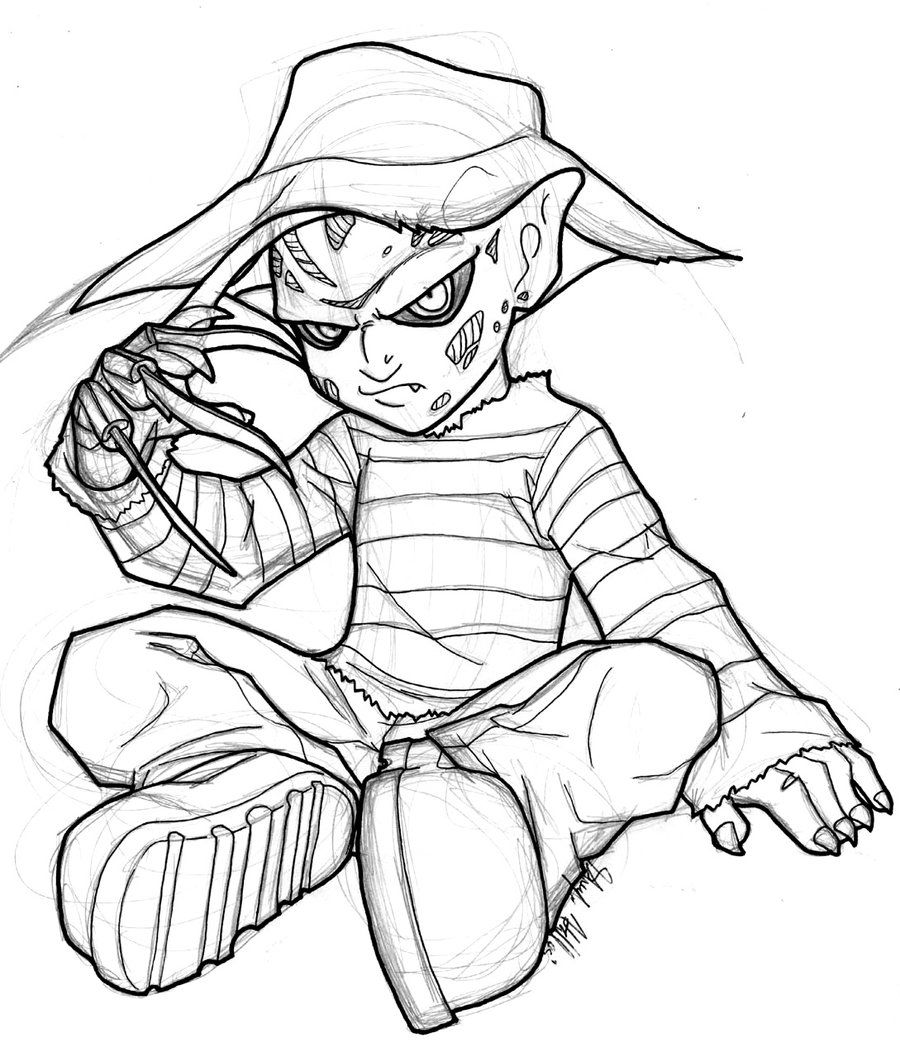 900x1057 Freddy Krueger Hand Clipart Great Free Clipart, Silhouette - Freddy Krueger Hand Drawing