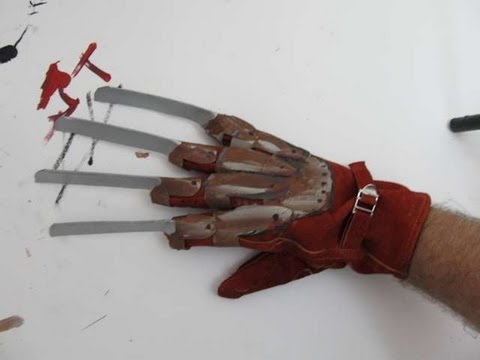 480x360 Make A Freddy Krueger Glove - Freddy Krueger Hand Drawing
