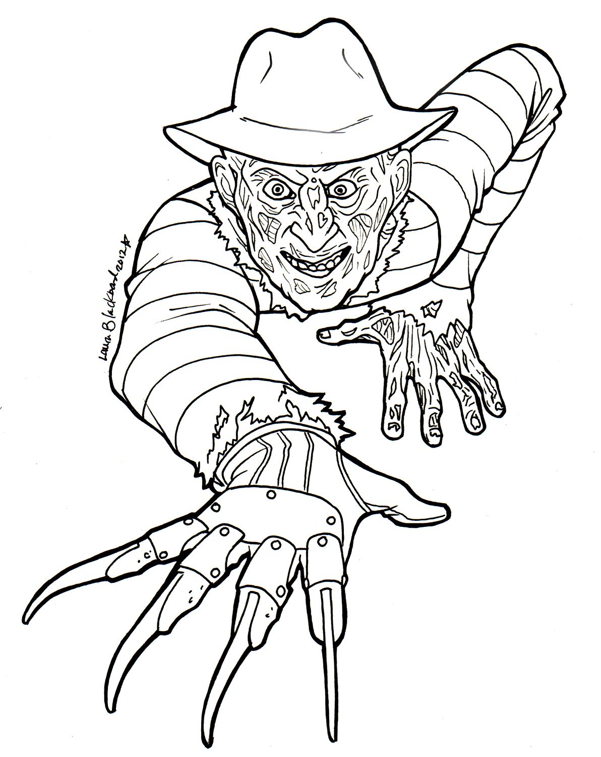 Freddy Krueger Hand Drawing at Explore collection