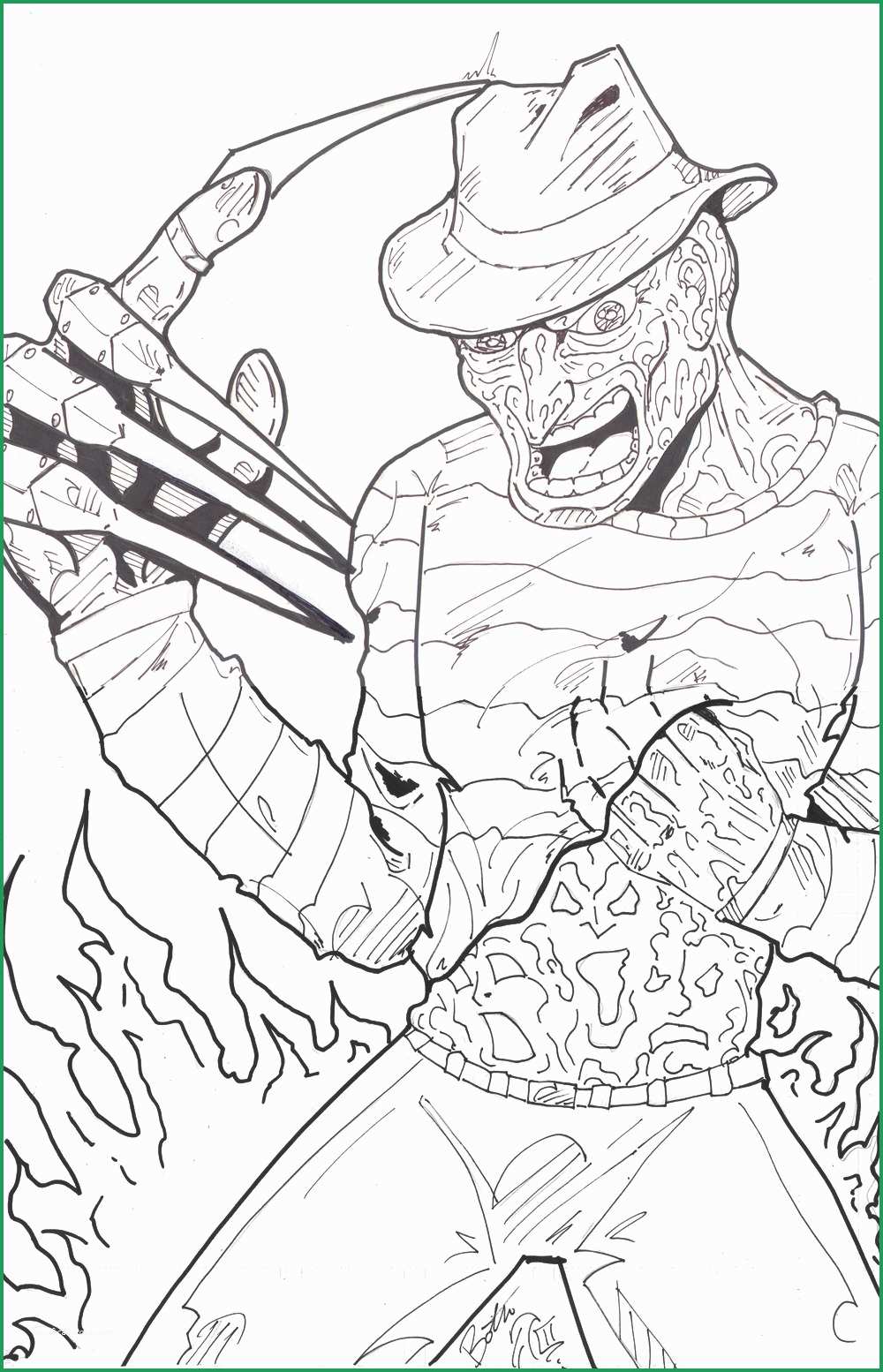 Freddy Krueger Hand Drawing at Explore collection