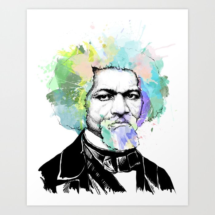 700x700 Frederick Douglass Art Print - Frederick Douglass Drawing