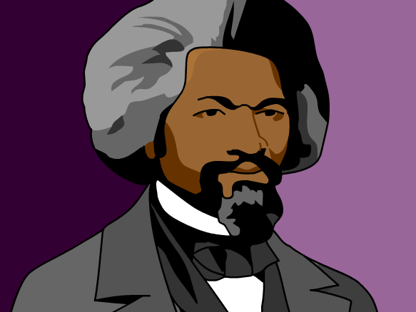 583x438 Frederick Douglass Cartoon Best Art - Frederick Douglass Drawing