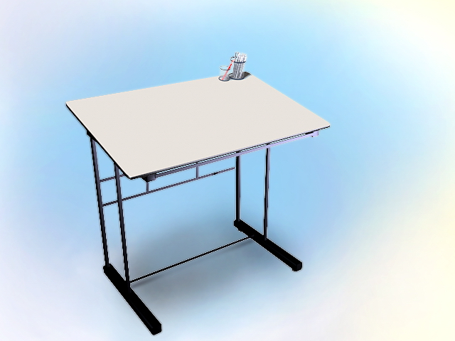 640x480 Contemporary Drafting Table Model Free - Free 3d Drawing