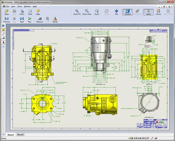 748x600 free cad viewer solidworks e drawings overview - Free 3d Drawing