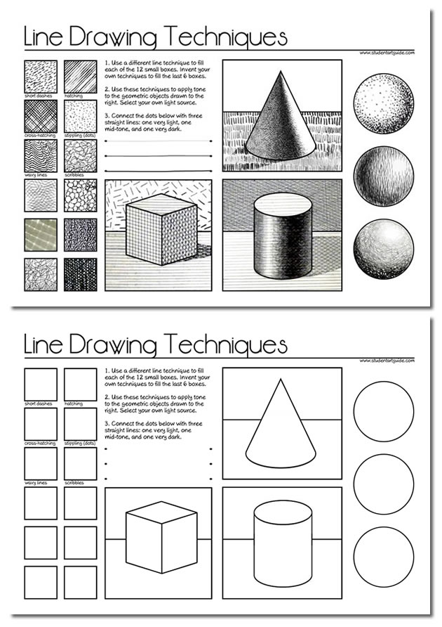630x892 Line Drawing A Guide For Art Students - Free Art Drawing