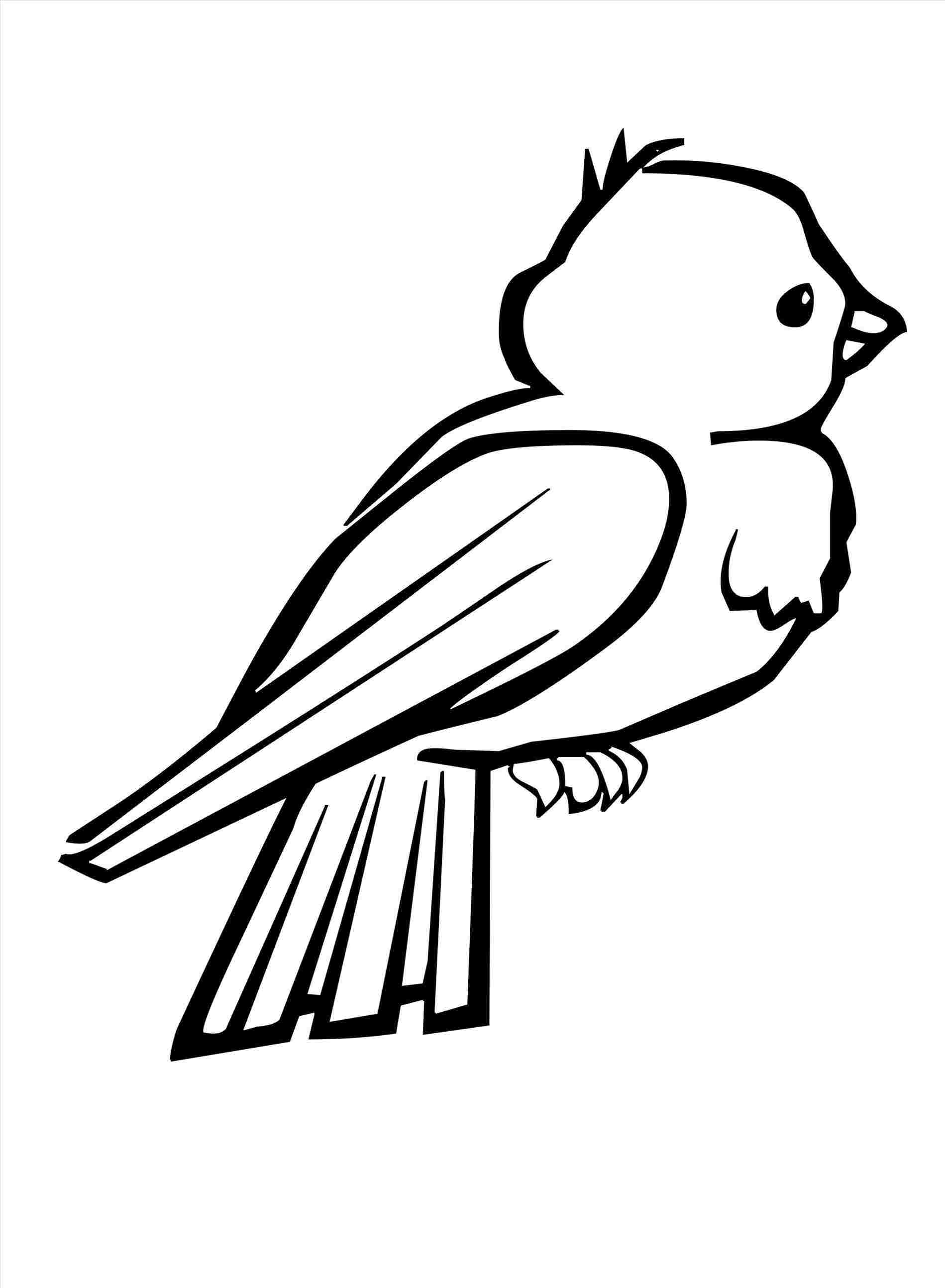 1899x2588 Cute Small Bird Drawing - Free Bird Drawing