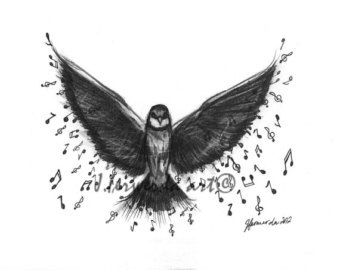340x270 Free Bird Lyrics Etsy - Free Bird Drawing