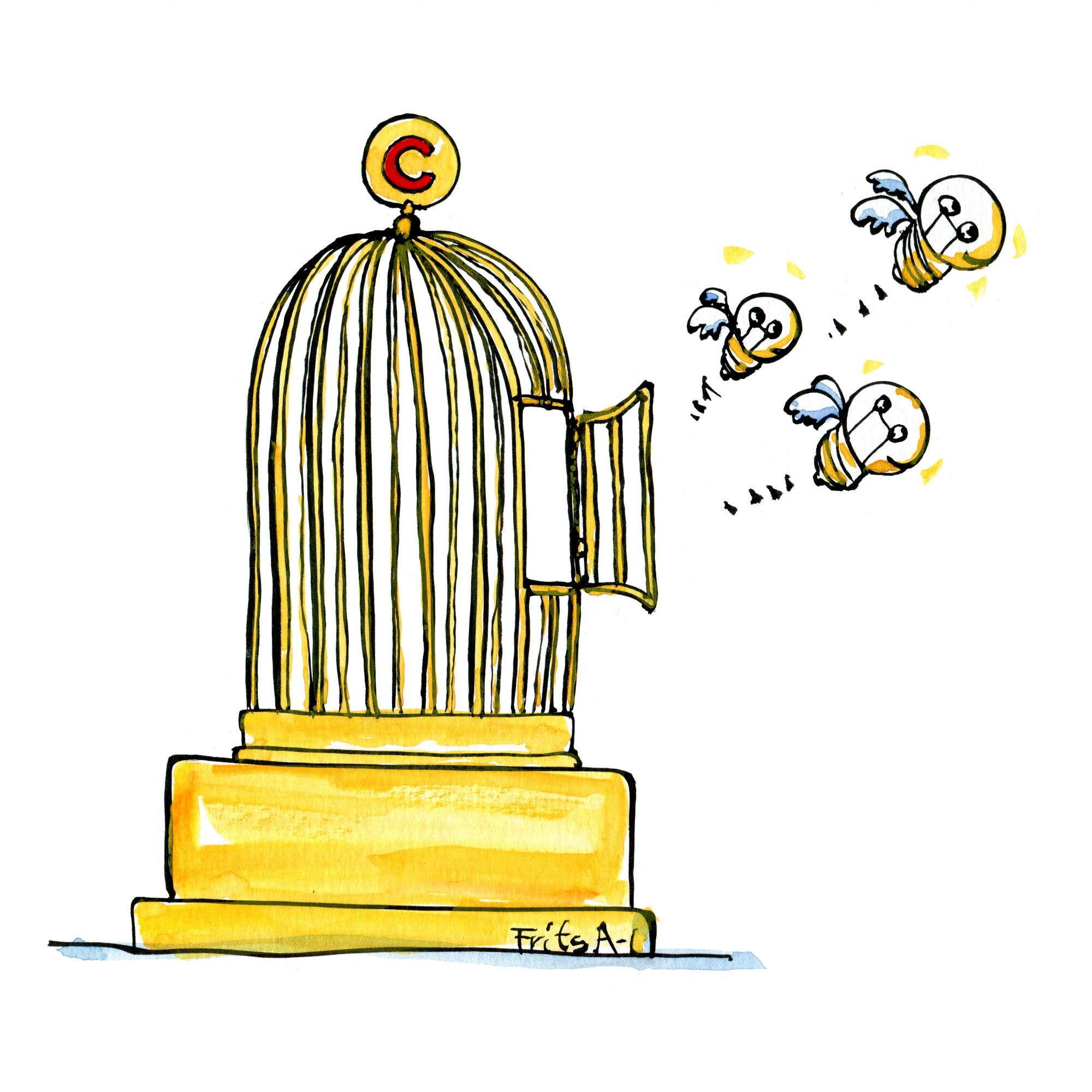 2000x2000 Setting Ideas Free Bird Cage Drawing - Free Bird Drawing