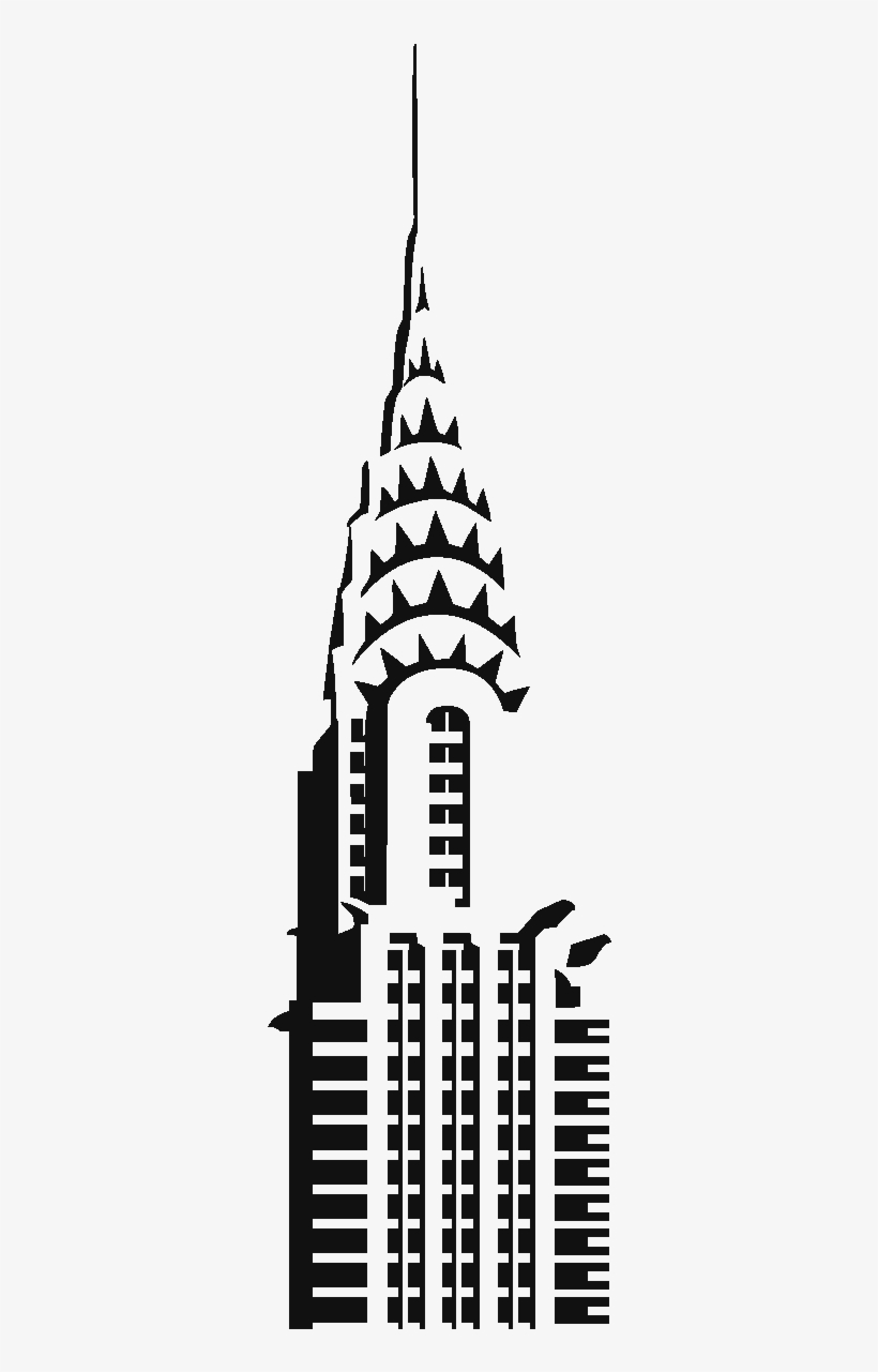 820x1281 chrysler building drawing - Free Building Drawing