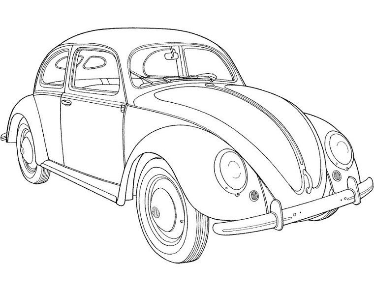 760x592 classic car coloring pages new classic car coloring pages elegant - Free Car Drawing