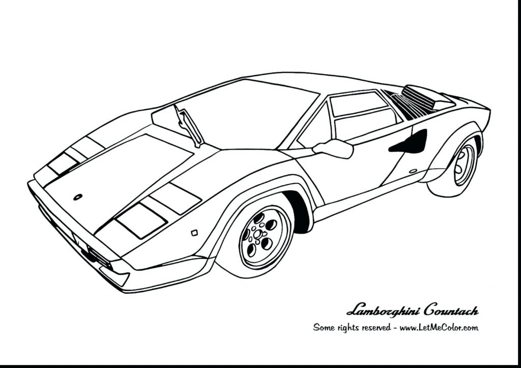 1024x723 Coloring Pages Coloring Pages Muscle Car Drawing Incredible - Free Car Drawing