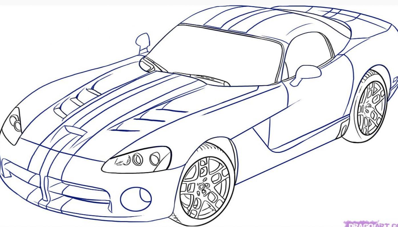 1396x799 How To Draw How To Draw A Car Step - Free Car Drawing