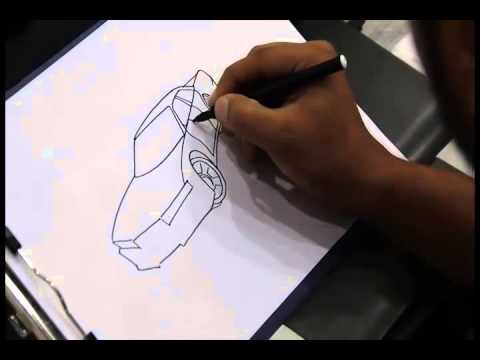 480x360 How To Draw Car With Free Hand - Free Car Drawing