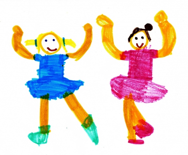 600x494 Dance Children's Drawings Ballet Free Stock Photos - Free Childrens Drawings