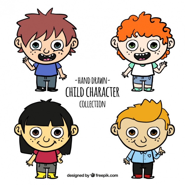 626x626 Pack Of Children's Drawings Vector Free Download - Free Childrens Drawings