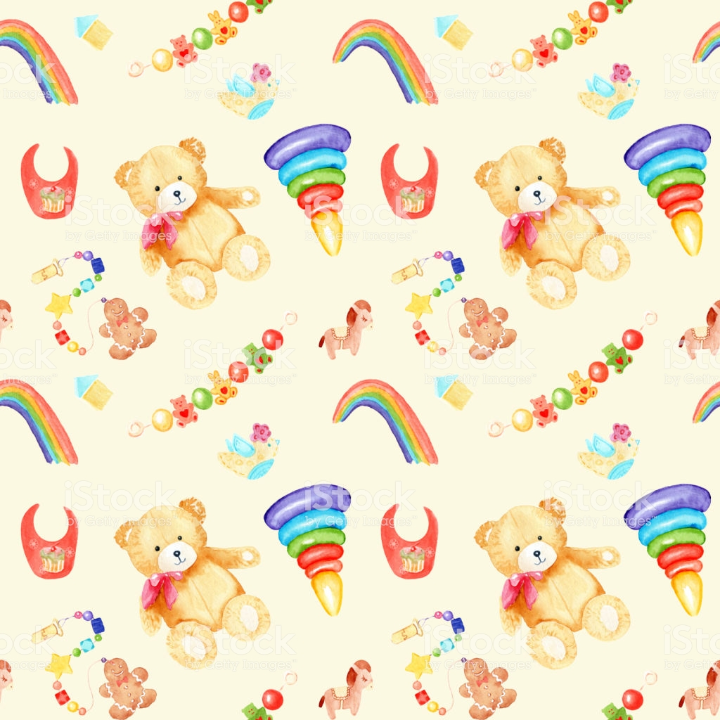 1024x1024 survival drawings for childrens watercolor a room seamless pattern - Free Childrens Drawings