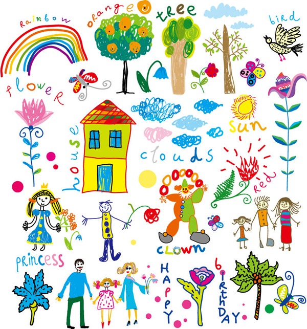 600x643 Children's Drawings My Free Photoshop World - Free Childrens Drawings