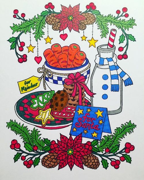 500x625 Free Christmas Coloring Pages Drawings - Free Christmas Drawings