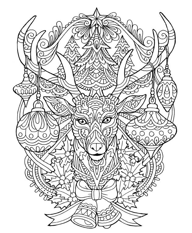 630x765 Free Christmas Drawings Coloring Books Free Christmas - Free Christmas Drawings