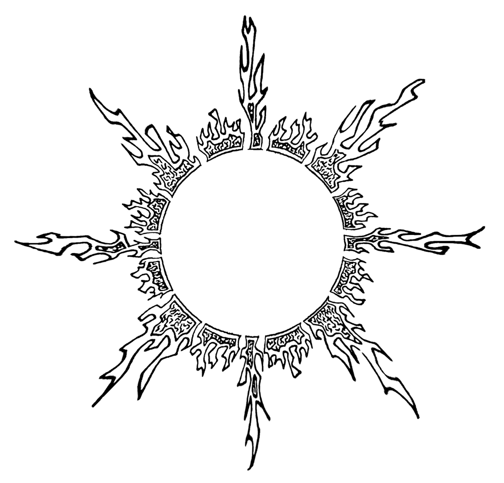 1000x958 Fire Drawing Circle For Free Download - Free Circle Drawing