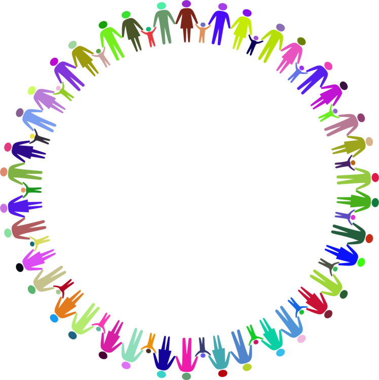 748x750 Computer Icons Circle Drawing Holding Hands Cc0 - Free Circle Drawing