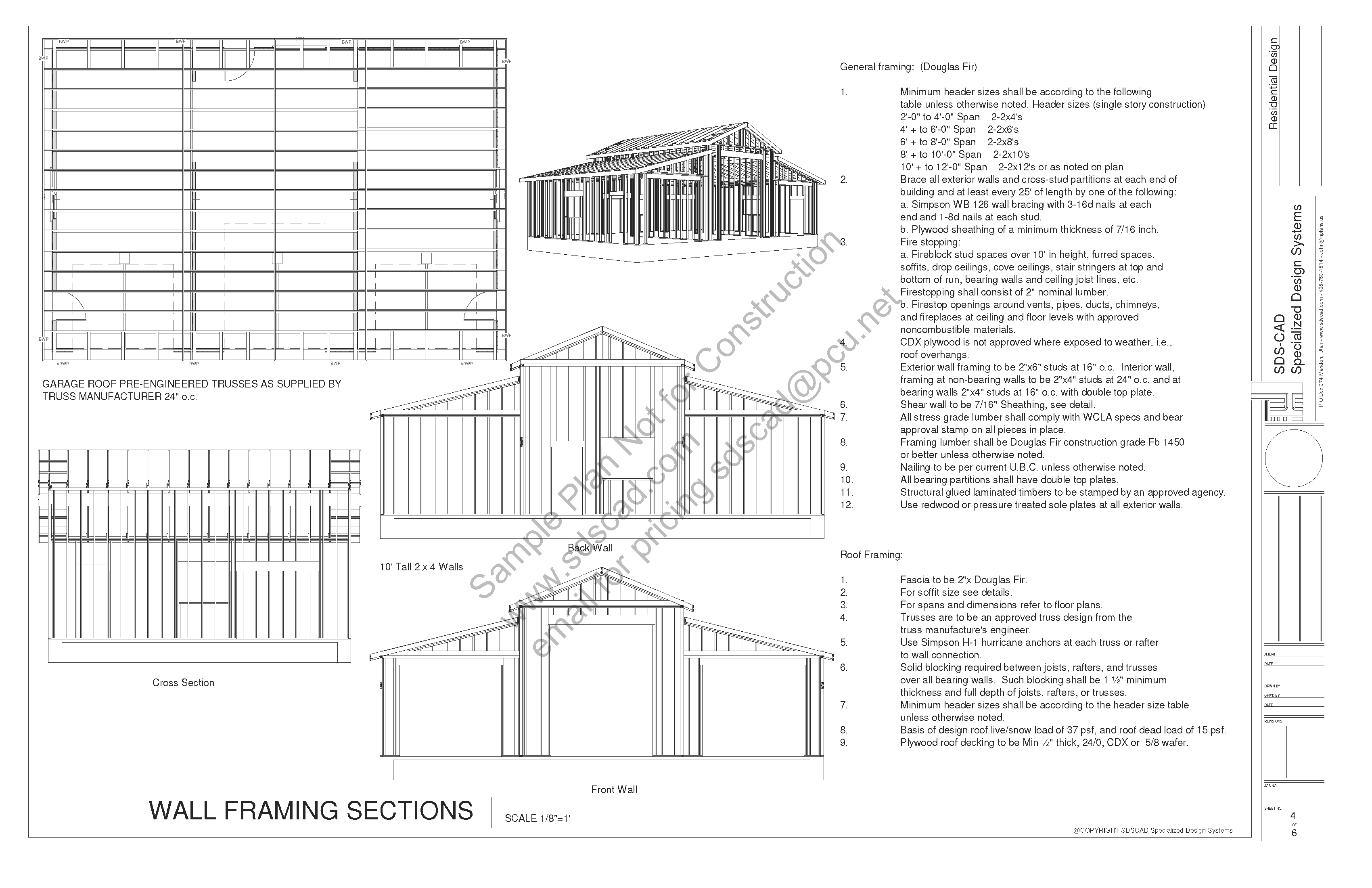 3400x2200 Free Barn Plan Download - Free Construction Drawings