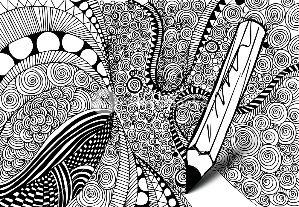 1000x694 Abstract Design Drawing Made - Free Design Drawing