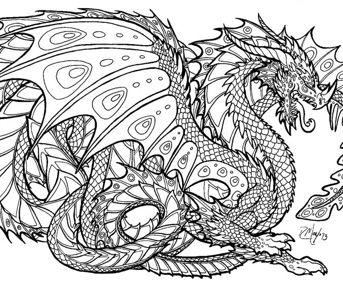 Free Dragon Drawings at PaintingValley.com | Explore collection of Free ...