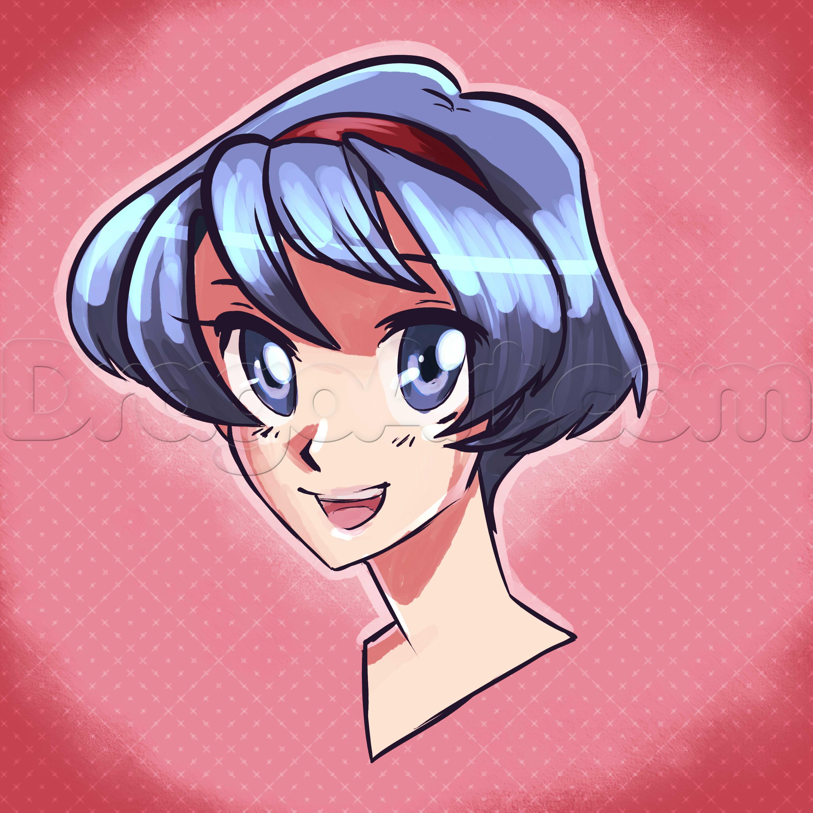 2844x2844 How To Draw Anime Girl Faces, Step - Free Drawing Anime