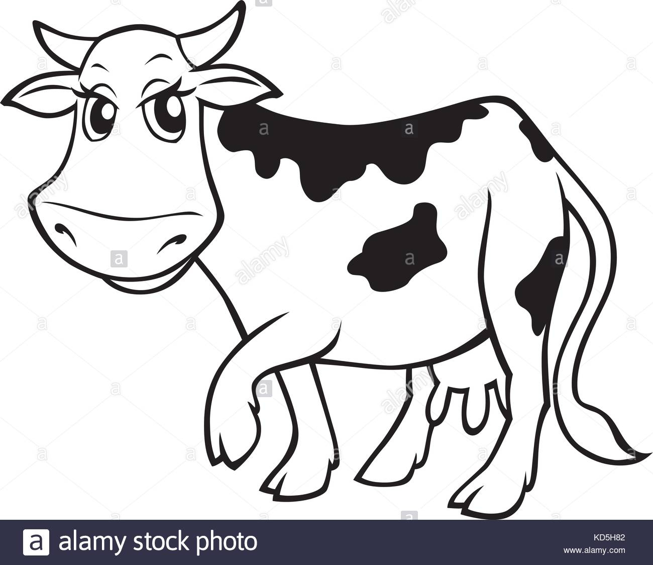 Злая корова рисунок карандашом для детей