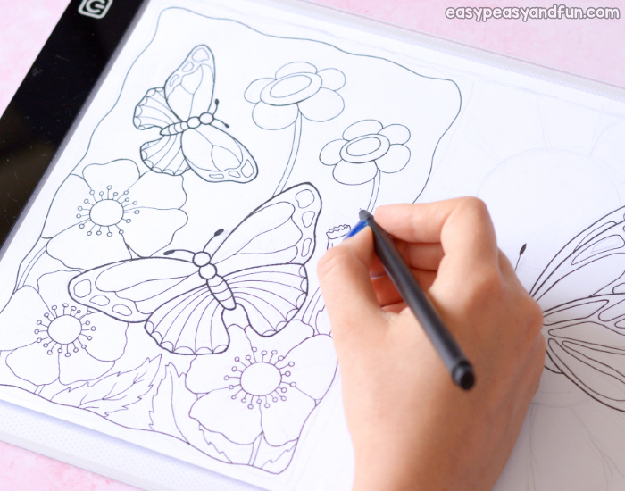 700x550 Butterfly Coloring Pages - Free Drawing For Toddlers