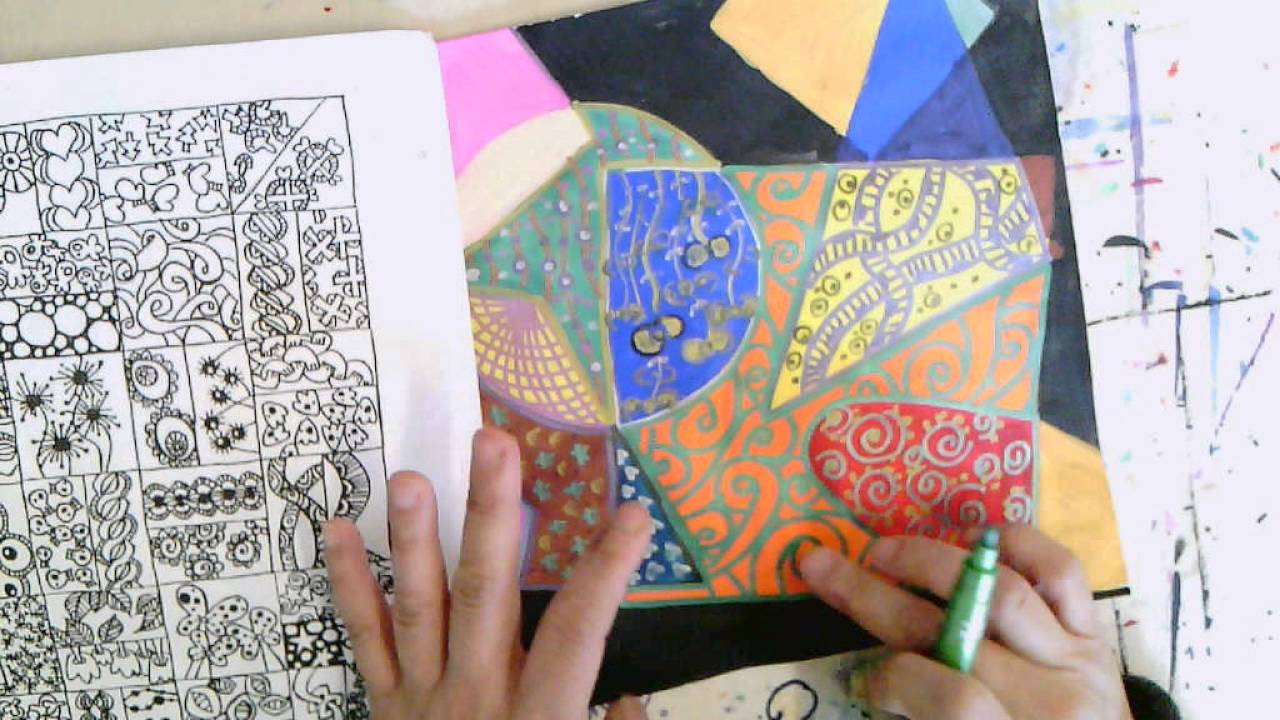 1280x720 Grade Drawing Patterns Into Texture In Free Form Shapes - Free Drawing Patterns