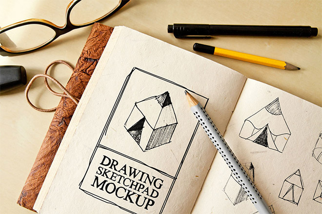 660x440 Free Templates To Mockup Your Sketches Drawings - Free Drawing Pics