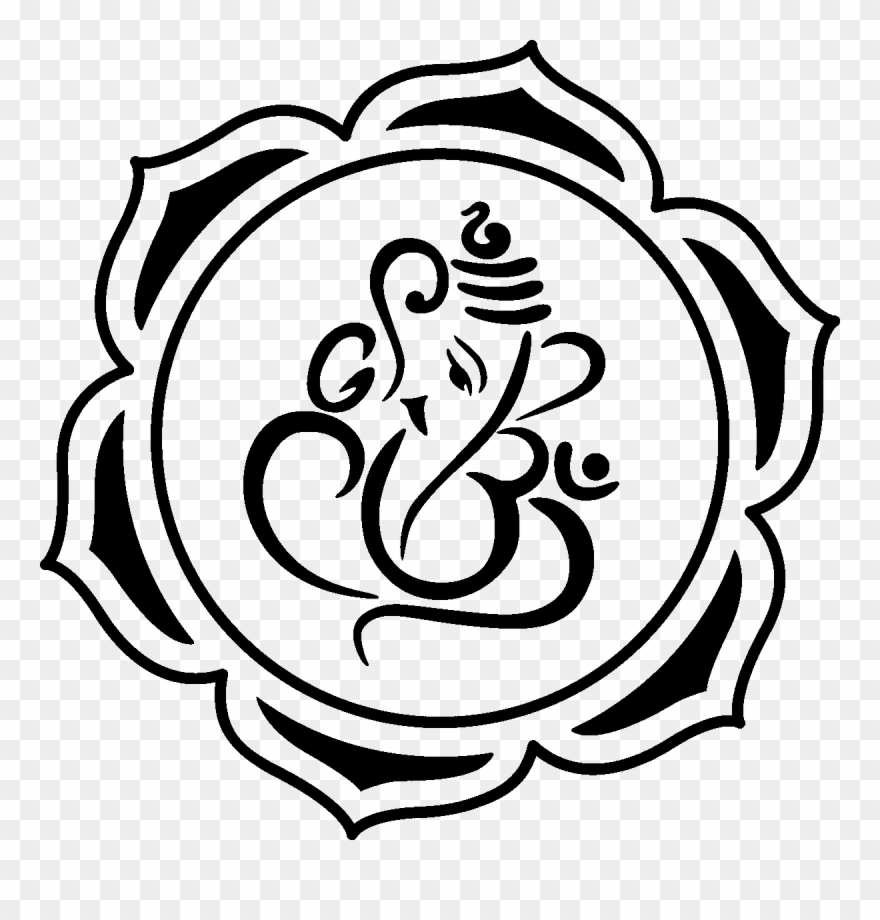 880x920 Ganesha Lotus Drawing Pixshark Com Images Free - Free Drawing Pics