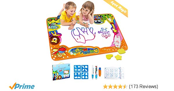 600x315 Betheaces Water Drawing Mat Aqua Magic Doodle Kids - Free Drawing Pics
