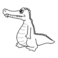 230x230 Top Free Printable Alligator Coloring Pages Online - Free Drawing Printouts
