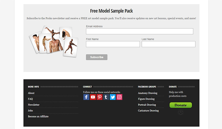 750x437 free gesture pose reference photo sites to practice figure drawing - Free Drawing Websites