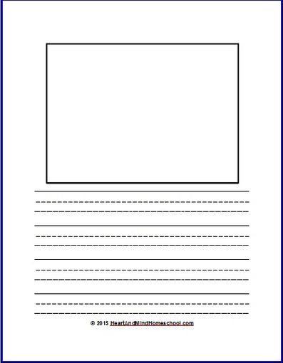 397x510 Free Printable Elementary Worksheets Draw Write Story Paper - Free Drawing Worksheets