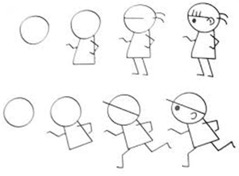 800x589 Easy Step - Free Easy Drawing