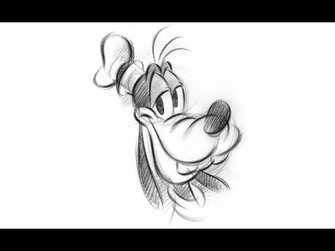 480x360 How To Draw Dog Free Hand Sketch Mickey's Pal, Pluto Dog Easy - Free Easy Drawing