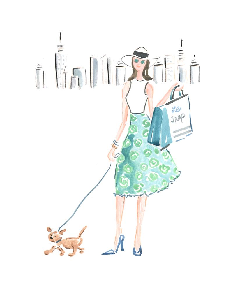 800x999 Free Fashion Illustration Thank You Card! Beth Briggs - Free Fashion Drawing