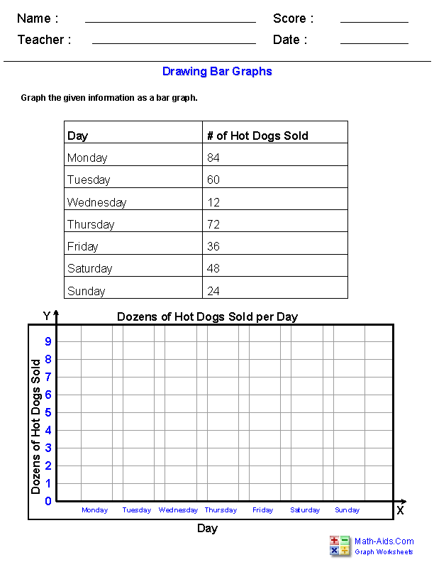 612x792 graph worksheets learning to work with charts and graphs - Free Graph Drawing