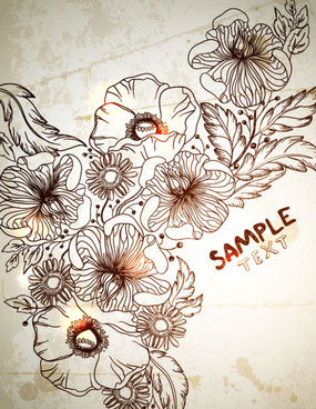 Free Hand Drawing Flowers at PaintingValley.com | Explore collection of ...