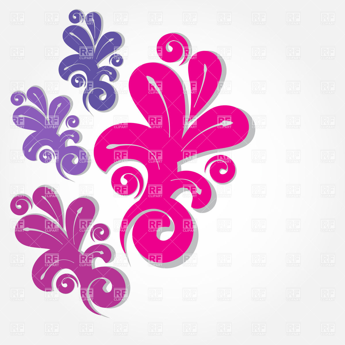 1200x1200 Vintage Greeting Card With Hand Drawn Flowers Vector Image - Free Hand Drawing Flowers