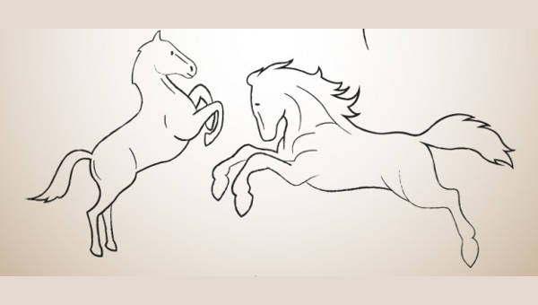 600x340 Horse Drawings - Free Horse Drawings
