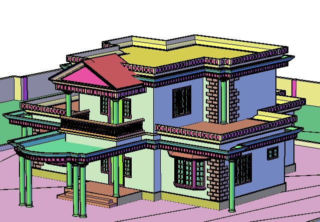 639x444 Autocad House Drawing At Getdrawings Free For Personal Use House - Free House Drawing