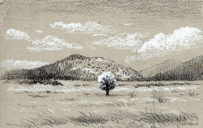 710x449 Drawing Landscapes In Pencil Pdf Landscape Drawing In Pencil Pdf - Free Landscape Drawing