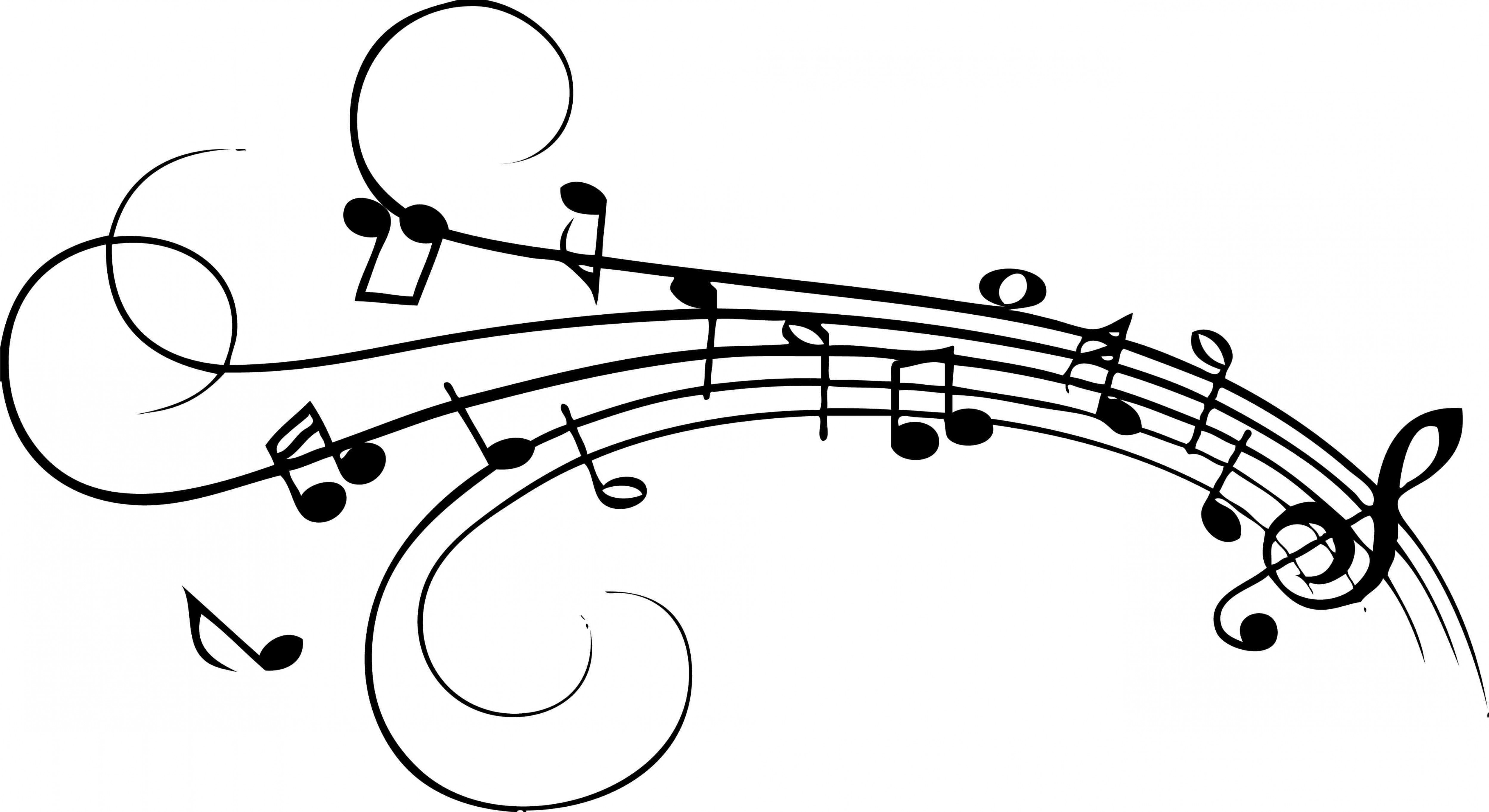 4995x2725 Quick Music Note Pictures Notes Line Drawing At Getdrawings Com - Free Line Drawings